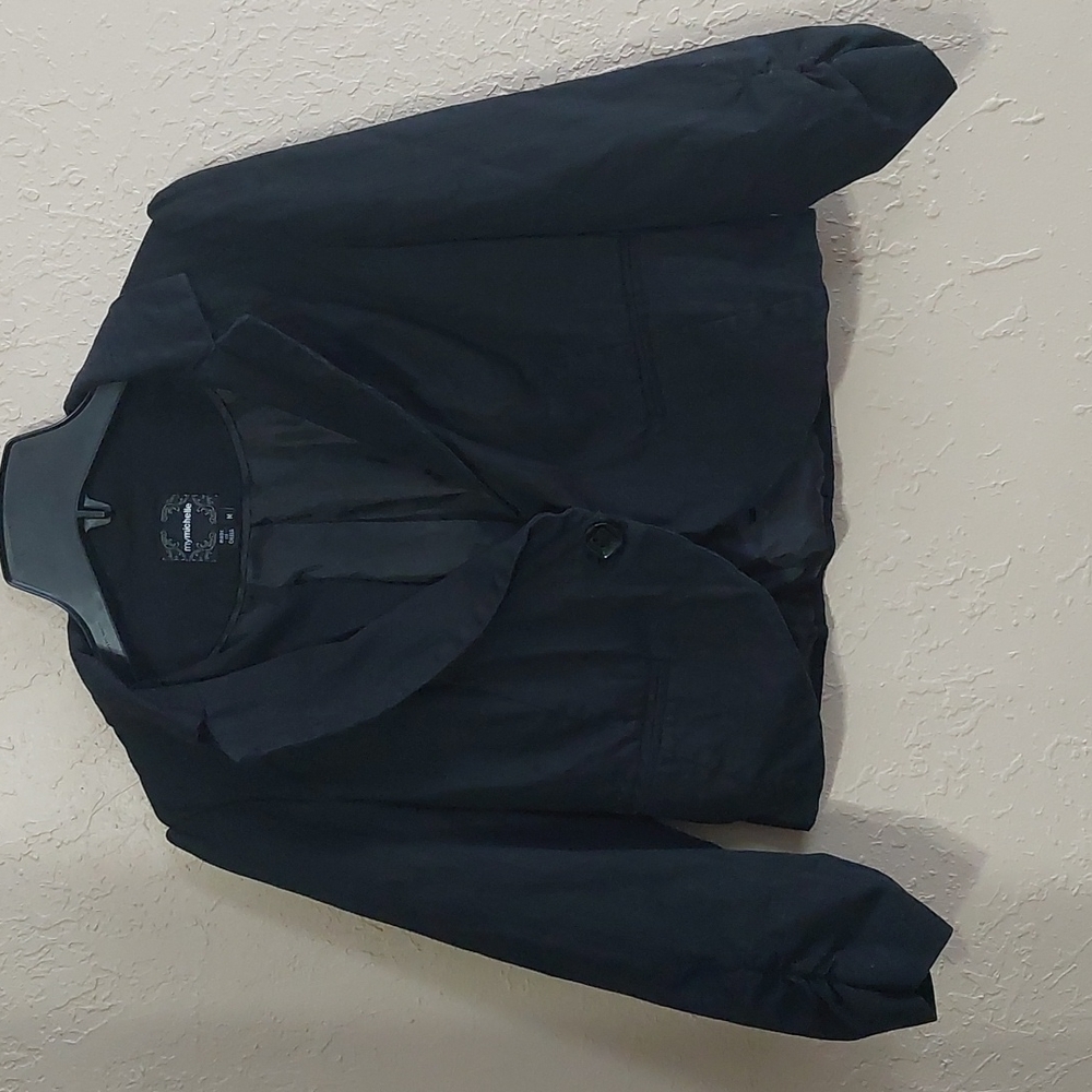 My Michelle black blazer lined Suit coat. Size M